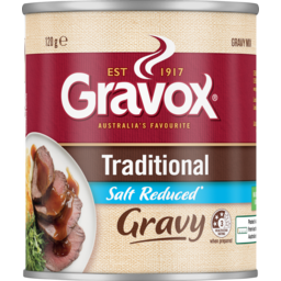 Photo of Gravox Traditional Reduced Salt Gravy Mix Can 120g