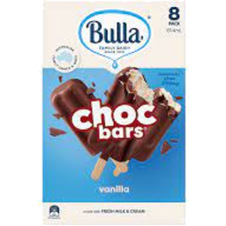 Photo of Bulla Choc Bars Vanilla