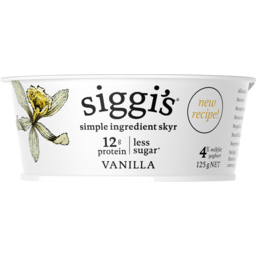 Photo of Siggis 4% Milk Fat Vanilla Yoghurt 125g