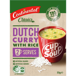 Photo of Continental Cup A Soup Dutch Curry With Rice 2pk 55gm