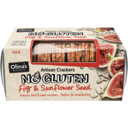 Photo of Olinas Bakery Artisan Crackers Fig And Sunflower Seed