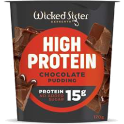 Photo of Wicked Sister High Protein Rice Pudding Choc 170gm