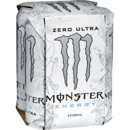 Photo of Monster Energy Drink Zero Ultra 4 X 500ml 4.0x500ml