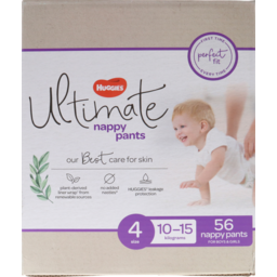 Photo of Huggies Ultimate Nappy Pants For Boys & Girls Size 4 (9-14kg) 56 Pack 
