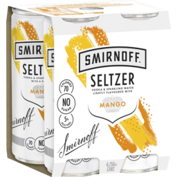 Photo of Smirnoff Natural Mango Seltzer Cans