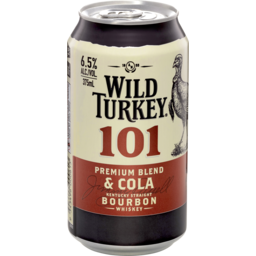 Photo of Wild Turkey 101 Bourbon & Cola Can 