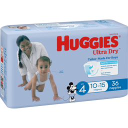 Photo of Huggies Ultra Dry Nappies Toddler Boy Size 4