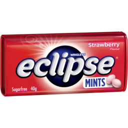 Photo of Wrigleys Eclipse Strawberry Flavour Sugarfree Mints 40g