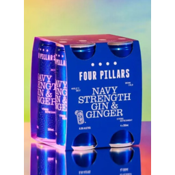 Photo of Four Pillars Navy Strength Gin & Ginger Can