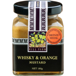 Photo of Hill Farm mustard Whisky & Orange 180g