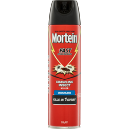 Photo of Mortein Fast Knockdown Crawling Insect Killer Odourless Surface Spray Aerosol 350g