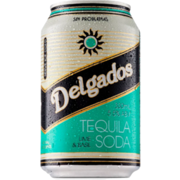 Photo of Delgados Lime & Basil Tequila Soda Can