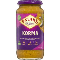 Photo of Pataks Korma Mild Simmer Sauce 450g
