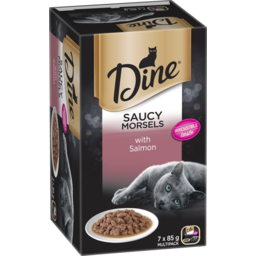 Photo of Dine Saucy Morsels With Salmon 7x85g Pack 