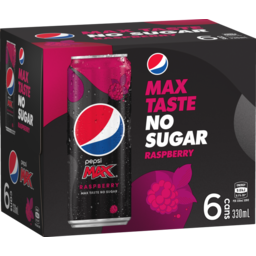 Photo of Pepsi Max Raspberry 6 Pack