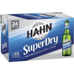 Photo of Hahn Super Dry 4.6 24 X 330ml Bottle Carton 