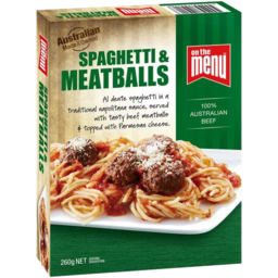 Photo of On The Menu Spaghetti & Meatballs 260g