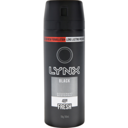 Photo of Lynx Deodorant Aerosol Black 165.000 Ml 