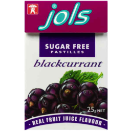 Photo of Jols Sugar Free Pastilles Blackcurrant 25g