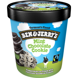 Photo of Ben & Jerry's Ice Cream Mint Chocolate Cookie 458ml