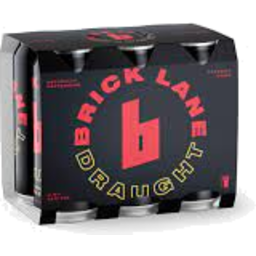 Photo of Brick Lane Draught 375ml 6 Pack