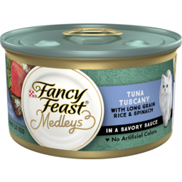 Photo of Fancy Feast Adult Medleys Tuna Tuscany With Long Grain Rice & Garden Greens In A Savory Sauce Wet Cat Food 85g