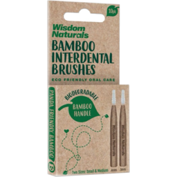 Photo of Wisdom Naturals Bamboo Interdental Brushes 10 Pack