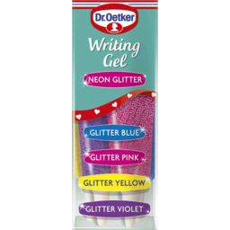Photo of Dr. Oetker Writing Gel Neon Glitter