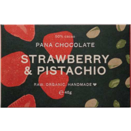 Photo of Pana Chocolate Strawberry Pistachio 45g