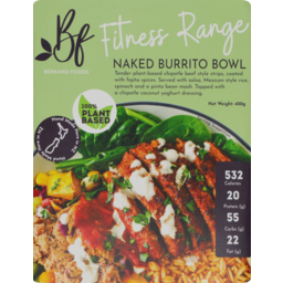 Photo of Berkano Foods Fitness Range Plant Based Naked Burrito Bowl