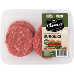 Photo of Cleavers Chuck & Brisket Beef Burgers 450gm