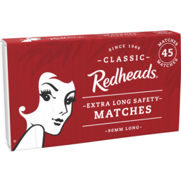 Photo of Redheads Extra Long Safety Matches 45 Pack