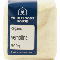 Photo of Wholefoods House Semolina Organic 500g