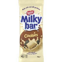 Photo of Nestle Milkybar Cookies Chocolate Block