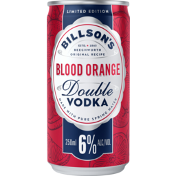Photo of Billson's Vodka & Blood Orange 6% 250ml