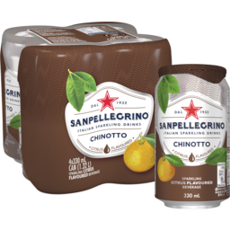 Photo of Sanpellegrino Italian Sparkling Drinks Chinotto (Citrus) Cans