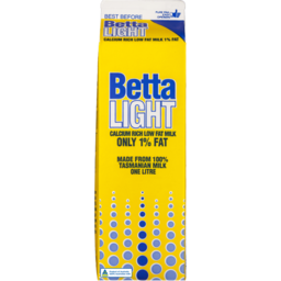 Photo of Betta Lactose Free Light Milk 1lt