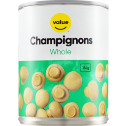Photo of Value Whole Champignons 190g