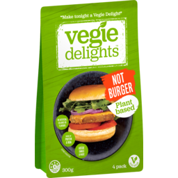 Photo of Vegie Delights Plant Based Not Burger 4 Pack 300g