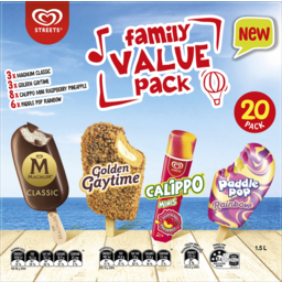 Photo of Streets Family Value Pack Ice Creams 20 Pack