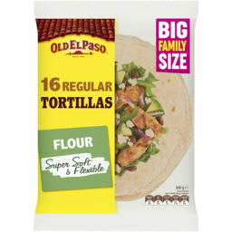 Photo of Old El Paso Tortillas 16 Pack 640g