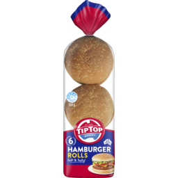 Photo of Tiptop Bakery Tip Top Hamburger Rolls 6 Pack