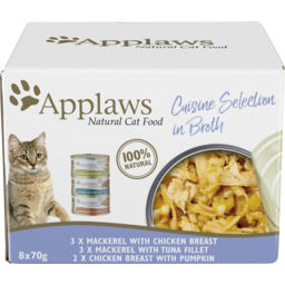 Photo of Applaws Cuisine Selection Cat Food 8x70g