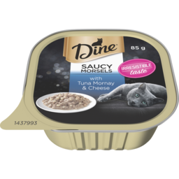 Photo of Dine Saucy Morsels With Tuna Mornay & Cheese 85g