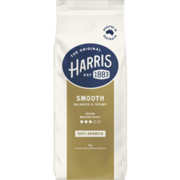 Photo of Harris Smooth Balanced & Creamy Medium Roast Coffee Beans 1kg