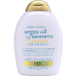 Photo of Ogx Lightweight Argan Oil Of Morocco Shampoo 385ml