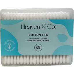 Photo of Heaven & Co Paper Cotton Tips 200 Pack