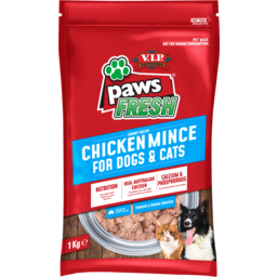 Photo of Paws Chicken Mince For Dogs Ca 1kg
