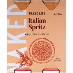 Photo of Naked Life Italian Spritz 250ml 4 Pack