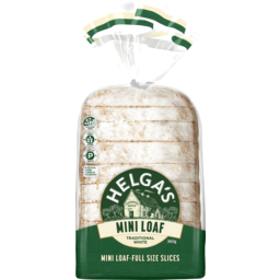 Photo of Helga's Traditional White Sliced Bread Mini Loaf 360gm
